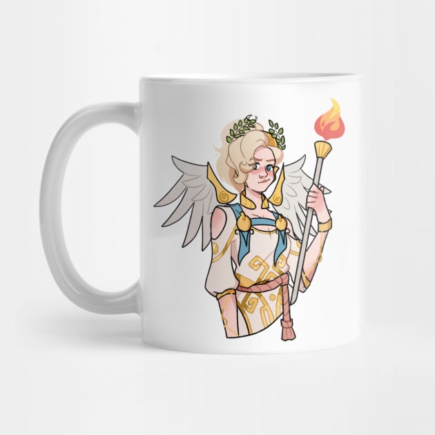 Winged Victory Mercy by gaypompeii